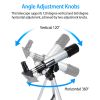 Refractive 90X Astronomical Monocular Telescope For Kids And Lunar Beginners For Hd Viewing Space Star Moon Tripod 2 Eyepieces
