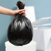 4 Rolls Black Garbage Bags 6.18 Gallons Unscented Disposable Trash Bags Portable Leak Resistant Trash Can Liners For Bathroom Office Kitchen Bedroom C