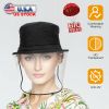 Fishman Hat Protective Face Shield Removable Sun Bucket Cap Face Cover Protect Against Uv Spitting Saliva Dust Wind