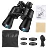 Portable Zoom Binoculars With Fmc Lens Low Light Night Vision For Bird Watching Hunting Sports Events Concerts Adults Kids