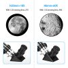 Refractive 90X Astronomical Monocular Telescope For Kids And Lunar Beginners For Hd Viewing Space Star Moon Tripod 2 Eyepieces