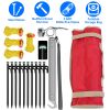 Tent Stakes Camping Hammer Tent Pegs Set Camping Accessories Kit With 9.84Ft Reflective Ropes For Camping Hiking Canopy
