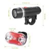 8000Lm Bike Front Light Waterproof Led Bicycle Headlamp Cycling Rear Safety Flashlight Set
