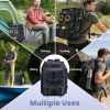 42L/11Gal Fishing Backpack Large Capacity Fishing Tackle Storage Bag With Rod Holders 16-Pocket Water-Resistant With Divider Adjustable Padded Straps