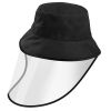 Fishman Hat Protective Face Shield Removable Sun Bucket Cap Face Cover Protect Against Uv Spitting Saliva Dust Wind