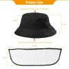 Fishman Hat Protective Face Shield Removable Sun Bucket Cap Face Cover Protect Against Uv Spitting Saliva Dust Wind