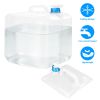 10L/2.64Gal Collapsible Water Container With Spigot Foldable Water Storage Bag With Handle Portable Camping Water Jug For Hiking Rv Emergency Prepared