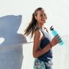 Sports Water Bottle Stainless Steel Vacuum-Insulated Drinking Cup W/ Straws Outdoor Cycling Hiking For Cold Hot Water