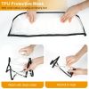 Fishman Hat Protective Face Shield Removable Sun Bucket Cap Face Cover Protect Against Uv Spitting Saliva Dust Wind