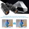 Portable Hd Binoculars With Fmc Lens Low Light Night Vision Telescope For Bird Watching Hunting Sports Events Concerts Adventure W/ Shoulder Strap Bag