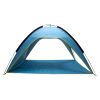 Beach Tent Outdoor Waterproof Tent Canopy For 4-6 Person With 3 Door Openings Carrying Bag Upf50+ Easy Setup For Beach Picnic Camping Hiking Adventure