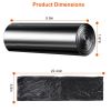 4 Rolls Black Garbage Bags 6.18 Gallons Unscented Disposable Trash Bags Portable Leak Resistant Trash Can Liners For Bathroom Office Kitchen Bedroom C