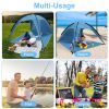 Beach Tent Outdoor Waterproof Tent Canopy For 4-6 Person With 3 Door Openings Carrying Bag Upf50+ Easy Setup For Beach Picnic Camping Hiking Adventure