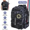 42L/11Gal Fishing Backpack Large Capacity Fishing Tackle Storage Bag With Rod Holders 16-Pocket Water-Resistant With Divider Adjustable Padded Straps