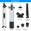 Refractive 90X Astronomical Monocular Telescope For Kids And Lunar Beginners For Hd Viewing Space Star Moon Tripod 2 Eyepieces