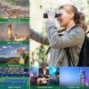 40X40 Hd Optical Monocular Telescope W/ Fmc Lens Low Light Vision Scope Phone Holder Tripod Compass For Bird Watching Hunting Camping Hiking Sport Eve