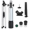 Refractive 90X Astronomical Monocular Telescope For Kids And Lunar Beginners For Hd Viewing Space Star Moon Tripod 2 Eyepieces