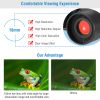 Portable Hd Binoculars With Fmc Lens Low Light Night Vision Telescope For Bird Watching Hunting Sports Events Concerts Adventure W/ Shoulder Strap Bag