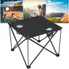 Foldable Camping Table Portable Picnic Table Lightweight Travel Desk With Cup Holder Carrying Bag