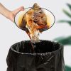 4 Rolls Black Garbage Bags 6.18 Gallons Unscented Disposable Trash Bags Portable Leak Resistant Trash Can Liners For Bathroom Office Kitchen Bedroom C