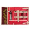 Tent Stakes Camping Hammer Tent Pegs Set Camping Accessories Kit With 9.84Ft Reflective Ropes For Camping Hiking Canopy
