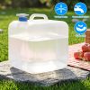 10L/2.64Gal Collapsible Water Container With Spigot Foldable Water Storage Bag With Handle Portable Camping Water Jug For Hiking Rv Emergency Prepared