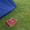 Tent Stakes Camping Hammer Tent Pegs Set Camping Accessories Kit With 9.84Ft Reflective Ropes For Camping Hiking Canopy