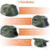 5-8 Person Pop Up Tent Automatic Setup Camping Tent Waterproof Instant Setup Tent with 4 Tent Poles 2 Mosquito Net Windows Carrying Bag for Hiking Cli