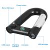 2200mAh Power Bank w/Emergency Flashlight Compass Carabiner-Shaped Hiking Camping Use