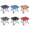 1Pc Foldable Camping Table Portable Picnic Table Lightweight Travel Desk with 2 Cup Holders Carrying Bag