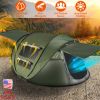 5-8 Person Pop Up Tent Automatic Setup Camping Tent Waterproof Instant Setup Tent with 4 Mosquito Net Windows Carrying Bag for Hiking Climbing Adventu