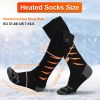 Heated Socks for Men Women Electric Heating Socks with APP Control 5000mAh Battery Rechargeable Thermal Socks Winter Warm Socks for Skiing Hiking Camp