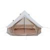Oxford Bell Tent for Family Camping Spacious Yurt Tent with Stove Jack, 4 Season Glamping Shelter, Waterproof Oxford Hot Tent for 3-4 People