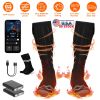 Heated Socks for Men Women Electric Heating Socks with APP Control 5000mAh Battery Rechargeable Thermal Socks Winter Warm Socks for Skiing Hiking Camp