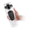 Fruit Infuser Water Bottle Juice Shaker Sport w/ Flip Top Lid Anti-Slip Grips For Office Home Sport Running Walking Hiking