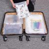 9Pcs Clothes Storage Bags Water-Resistant Travel Luggage Organizer Clothing Packing Cubes for Blouse Hosiery Stocking Underwear