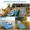 Inflatable Lounger Air Sofa Chair Couch w/ Portable Organizing Bag Waterproof Anti-Leaking for Backyard Lakeside Beach Traveling Camping Picnics