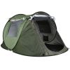3-4 Person Pop Up Tent Automatic Setup Camping Tent Waterproof Instant Setup Tent with 2 Mosquito Net Windows Carrying Bag for Hiking Climbing Adventu