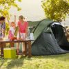 5-8 Person Pop Up Tent Automatic Setup Camping Tent Waterproof Instant Setup Tent with 4 Tent Poles 2 Mosquito Net Windows Carrying Bag for Hiking Cli