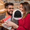 Unisex Knit Beanie Hat with Goggle Chunky Winter Warm Hat Skull Cap 4 Colors
