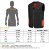Heat Jacket Vest 3 Heating Gear Adjustable USB Heated Vest Warm Heat Coat Vest w/ 5 Heating Zones For Men Women Winter Outdoor Activity