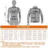 Heated Jacket Electric Heating Coat Lightweight Winter Hooded Jacket with 3-Level Heating Modes 8 Heating Zones Detachable Zipper Hood