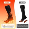 Heated Socks for Men Women Electric Heating Socks with APP Control 5000mAh Battery Rechargeable Thermal Socks Winter Warm Socks for Skiing Hiking Camp