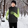 Heated Vest Men Women Heated Jacket with 23 Heating Zones 3 Heat Levels USB Powered Machine Washable for Winter Hiking Skiing Skating Outdoor Activiti