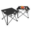 2Pcs Foldable Camping Table Portable Picnic Table Lightweight Travel Desk with 2 Cup Holders/Table Carrying Bag