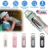 64Oz Glass Water Bottle Sports Water Bottle Motivational Water Bottle Water Intake Tracker Bottle with Straw Time Marker Silicone Sleeve Handle for Gy