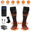 Heated Socks for Men Women Electric Heating Socks with APP Control 5000mAh Battery Rechargeable Thermal Socks Winter Warm Socks for Skiing Hiking Camp