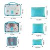 9Pcs Clothes Storage Bags Water-Resistant Travel Luggage Organizer Clothing Packing Cubes for Blouse Hosiery Stocking Underwear