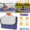 60" x 78" Waterproof Picnic Blanket Handy Mat with Strap Foldable Camping Rug for Camping Hiking Grass Travelling