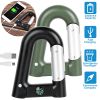 2200mAh Power Bank w/Emergency Flashlight Compass Carabiner-Shaped Hiking Camping Use